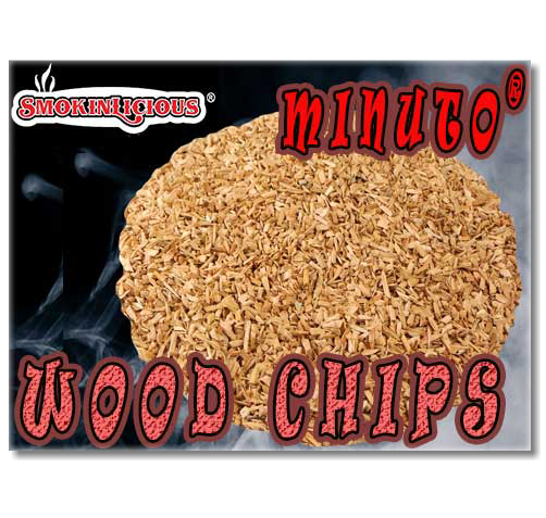 Our Minuto® smoker wood chips are “diced” into regular shapes!  Making them perfectly sized smoker wood  chips for all Commercial smokehouses.