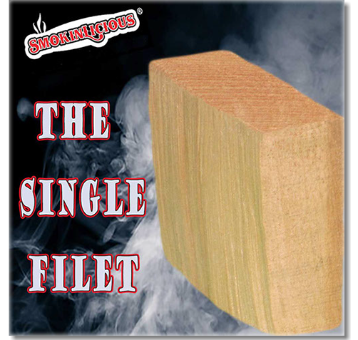 Single filet wood chunks- look how smoker  ready they are! 